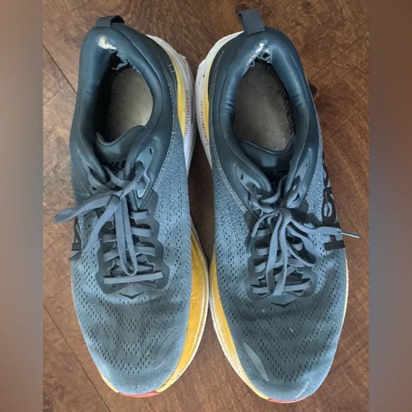 Hoka bondi 8 men’s athletic running shoes sneakers Sz 12.5D or 12 1/2) - Picture 5 of 15
